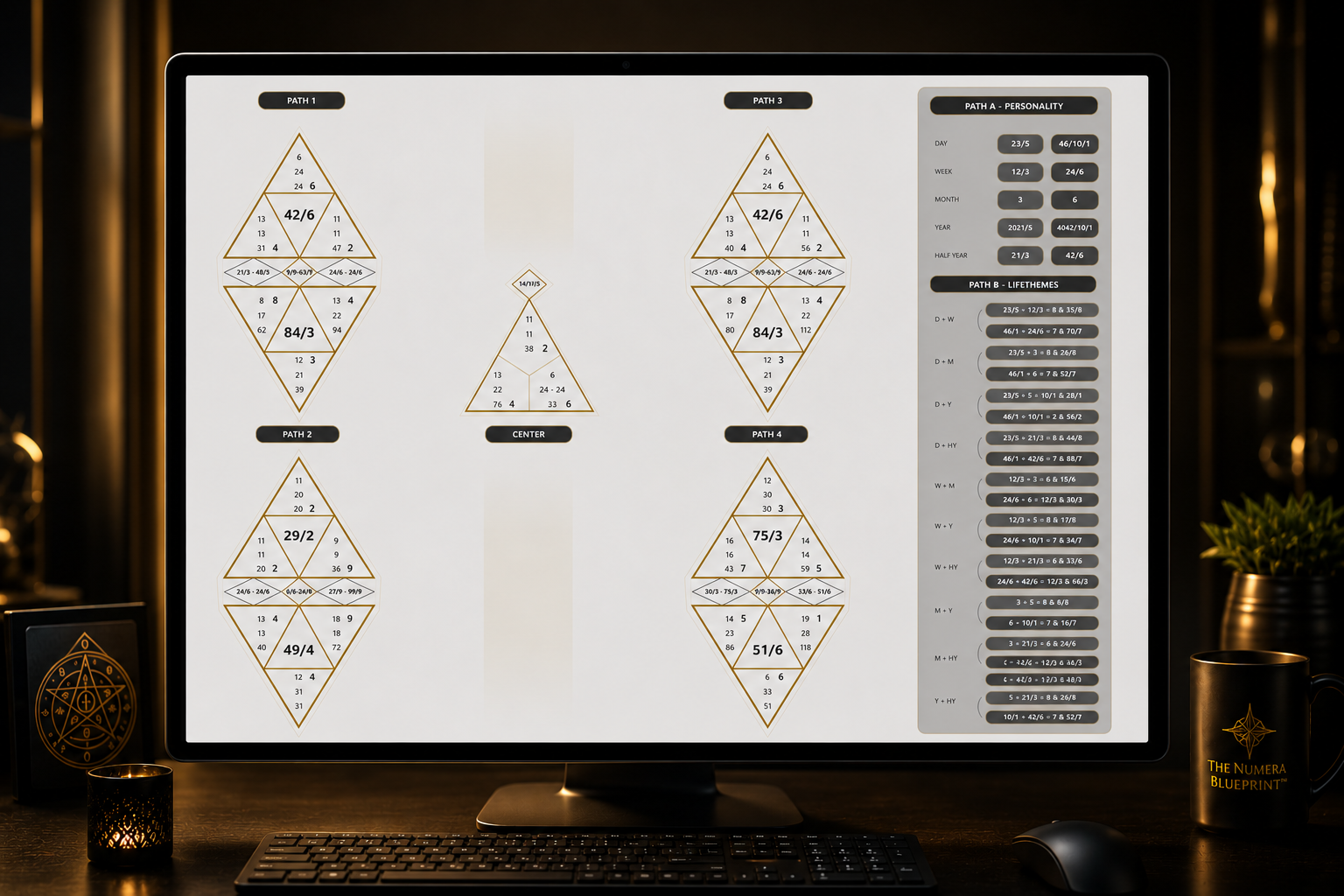 Date analysis software screen